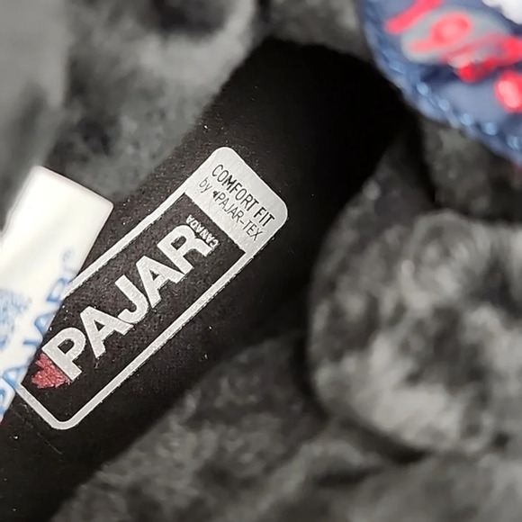 PAJAR Youth Black Winter Waterproof Boots Velcro Insulated Rated -30c Size US 1 - Picture 13 of 15